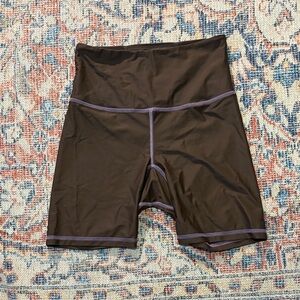 Salt Gypsy Swim Bottom Bike Shorts in Brown SZ M NWOT